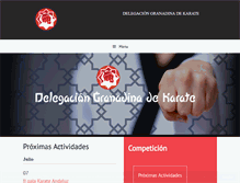 Tablet Screenshot of karategranada.com